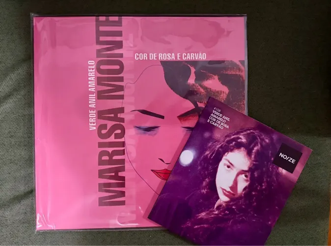 LP Marisa Monte - Verde Anil Amarelo Cor de Rosa e Carvão