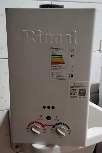 Aquecedor à Gás Natural Rinnai 15 Litros
