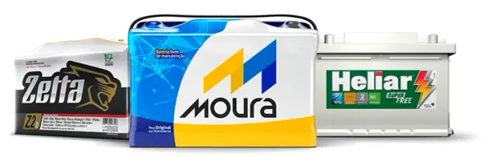 Bateria 60ah Moura ou Heliar