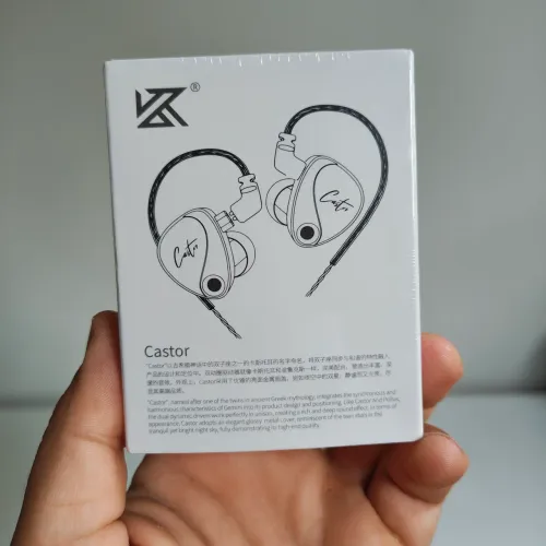 FONE DE OUVIDO KZ CASTOR - LACRADO - PROFISSIONAL 