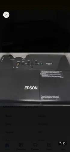 PROJETOR EPSON S5 + 2000 LUMINS SEMI-NOVO
