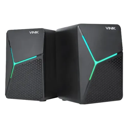 CAIXA DE SOM GAMER VINIK STAR 6W 2.0 LED RAINBOW