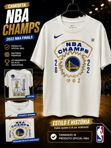 CAMISA NIKE GOLDEN STATE WARRIORS TAM G - COMEMORATIVA NBA 2022