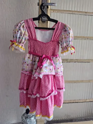 Vestido festa junina infantil 