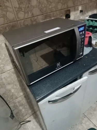 Microonda brastemp inox espelhado 