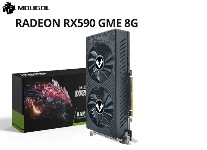 Placa de Video SOYO AMD Radeon RX590 GME 8 GB, GDDR5, Nova, Lacrada 