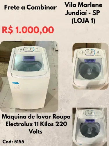 Máquina de lavar Roupa Electrolux 11 Kilos 220 Volts