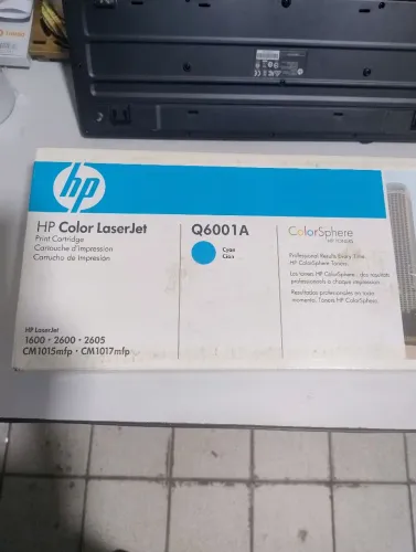 Cartucho LaserJet HP -Q6001a Cyan