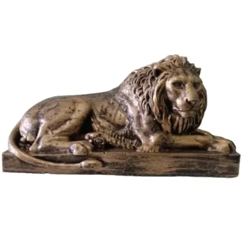 Escultura Leão Pequena 12cm em Resina