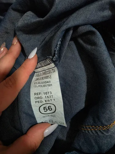 Vestido Jeans plus size longo