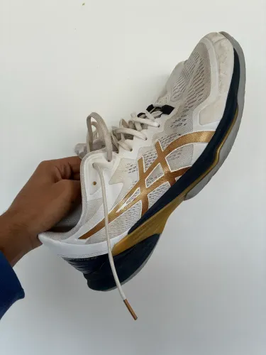 asics sky elite ff 3 branco com dourado