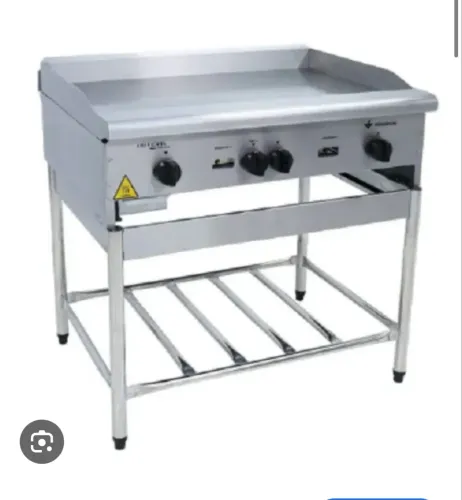 Chapa Industrial a Gás Profissional Inox - Excelente Estado - R$ 4.000