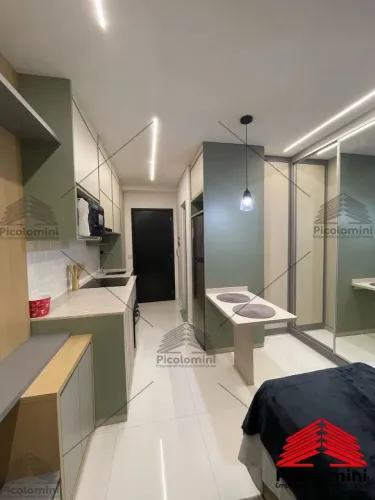 Studio para locação, 30 m², Tatuapé, ao lado do metro carrão, Mobiliado, andar alto,sacada