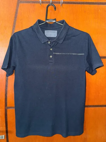 Camiseta gola polo infantil Calvin Klein