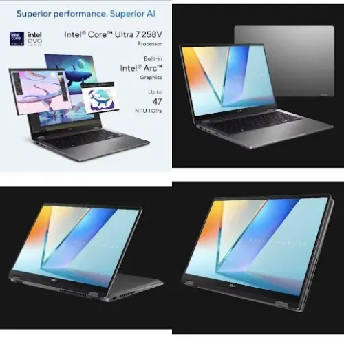 ASUS VIVOBOOK 14 FLIP INTEL CORE ULTRA 7 32GB 1TB TELA OLED TOUCH 360? + CANETA