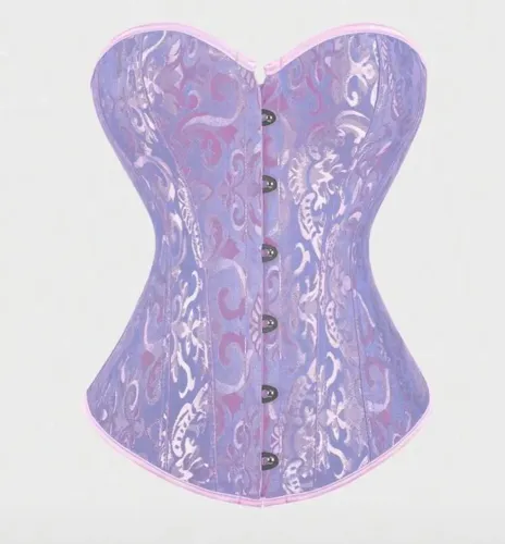 Espartilho Corset lilás 