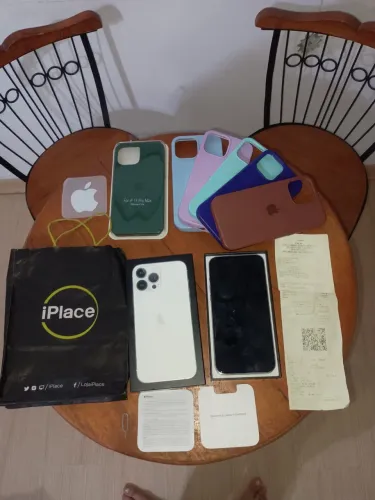 iPhone 13 Pro Max Branco Original iPlace - Nota Fiscal - Nunca Aberto - Perfeito Estado