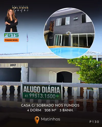 D i á r i a em M A T I N H OS Casa em Matinhos - Balneário Albatroz.