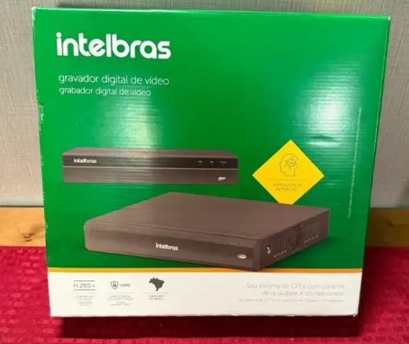 Gravador Intelbras Nvd 1408-P Para 8 Câmeras - Novo