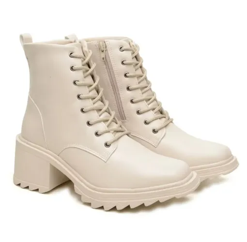 Coturno tratorado off white n°39