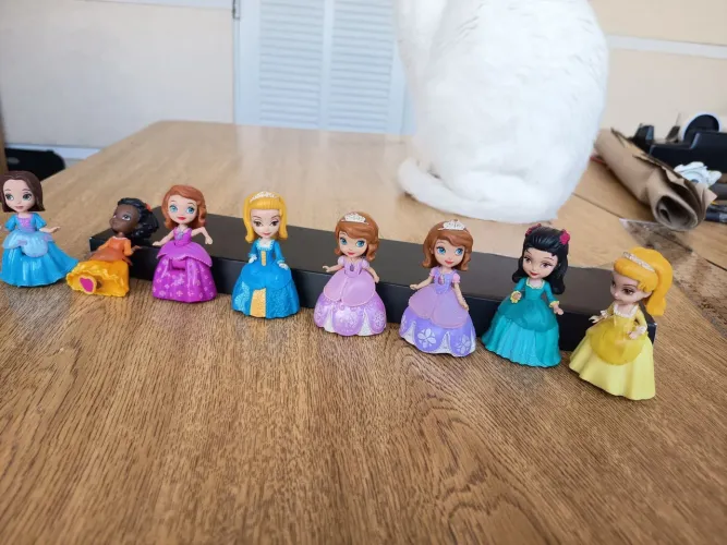 Lote 8 Mini Bonecas Princesinha Sofia - Disney Mattel Originais 2012