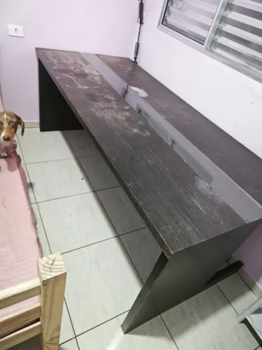 Mesa de madeira maciça para escritório( sala de reunião )