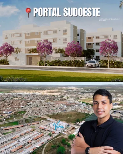 Apê no Portal Sudoeste | Entrada ZERO