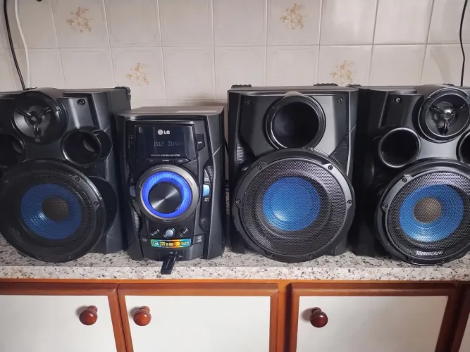 Mini system LG super novo com subwoofer