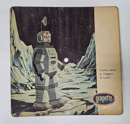 Disco Cartão (Picture Disc) Promocional  - Como Será a Viagem à Lua?