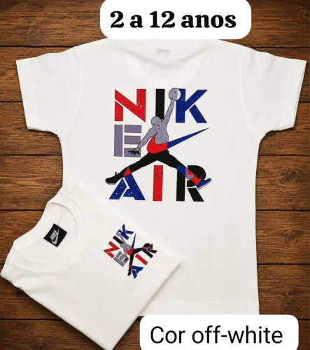 Camisas Nike 2 a 12 anos