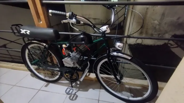 Bicicleta Bike Monark Motorizada. Motor Nakasaki 80cc 0km