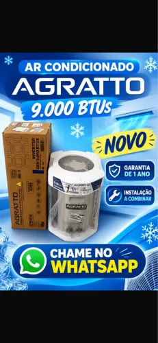 Ar-condicionado 9 mil btus novo