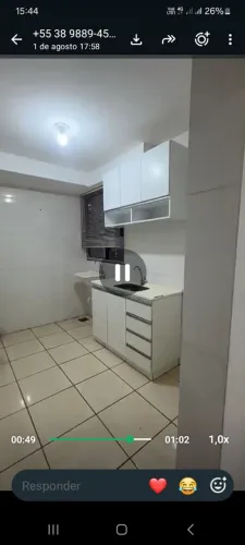 Alugou apartamento 2 quartos.