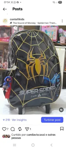 Mochila Spider Man