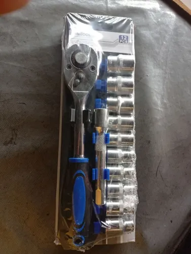 Jogo soquete sextavado 12 PCs 8mm até 22mm