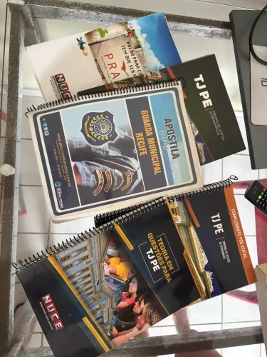 Apostilas e livros NUCE e Heber Vieira para concursos