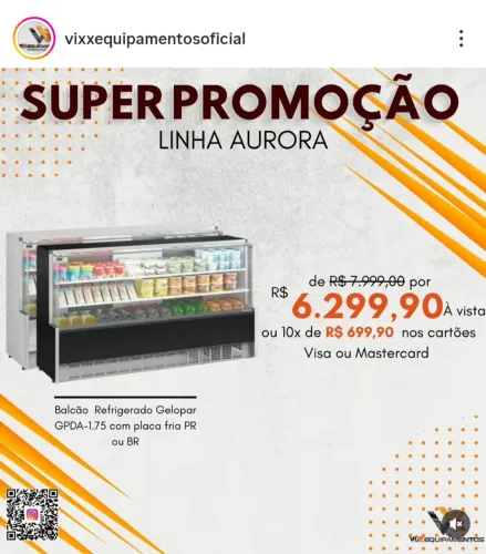 Promoção de Balcões Refrigerados
