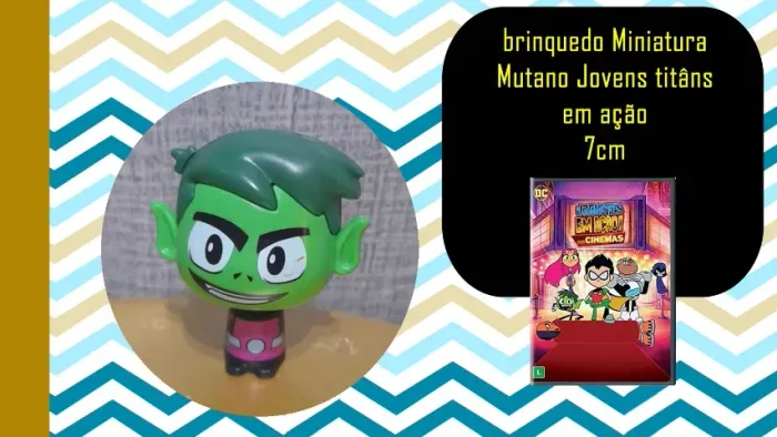 brinquedo Miniatura Mutano Jovens titâns em ação