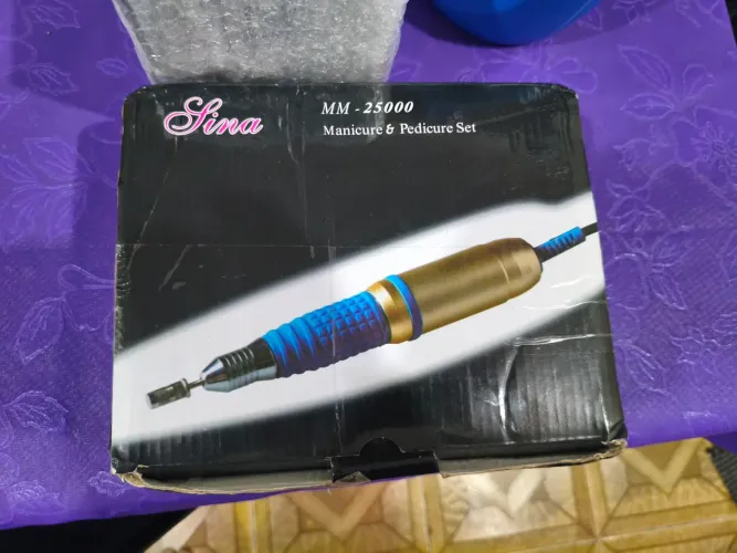 conjunto de lixadeira de unhas profissional Sina MM-25000 para manicure e pedicure