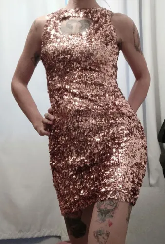 Vestido festa lantejoulas