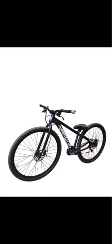 Bicicleta aro 29 roxo Absolute Nero 5 do grau Freio a disco com garfo tamanho 13/xs