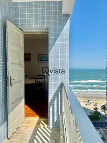 Apartamento com vista mar à venda, Pitangueiras, Guarujá, SP