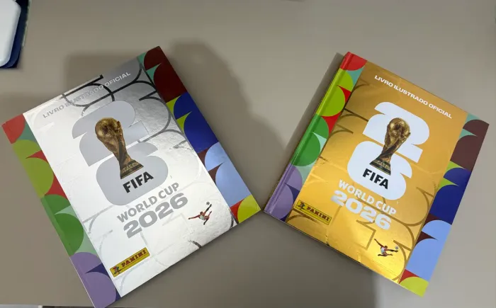 Álbum Capa Ouro e Prata Copa do Mundo 2026 - leia descrição