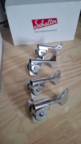 Tarraxas Schaller M4S Light esquerda baixo cromadas