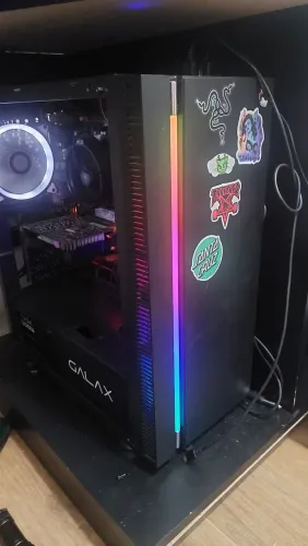 PC computador gamer + monitor 75hz