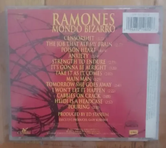 Cd Ramones Mondo Bizarro Original 