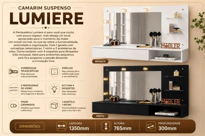 Penteadeira Lumiere