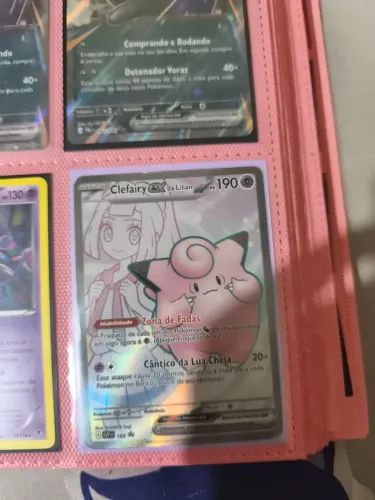 Carta pokémon Clefairy ex da Lilian 