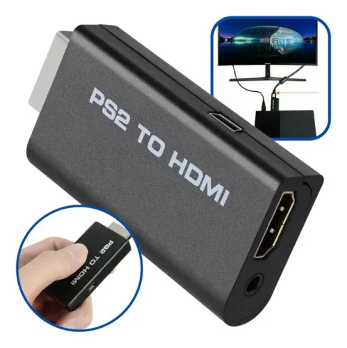 Adaptador Hdmi pra ligar play 2 em tvs de led