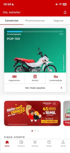 Carta pop 110 contemplada